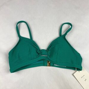 NWT Sézane x Ysé Bikini Top Women's Size 8 Green